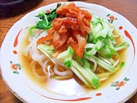 盛岡冷麺で！野菜たっぷりサラダ風冷麺